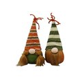 Admired By Nature 6 Gnome Ornament Set of 2 ABN5D013ORNGGRN